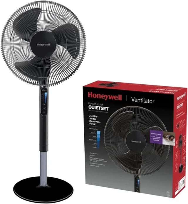 Honeywell QuietSet HSF600BE Ventilador de Pie
