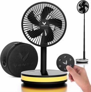 VENTY Ventilador Plegable 4 Velocidades USB